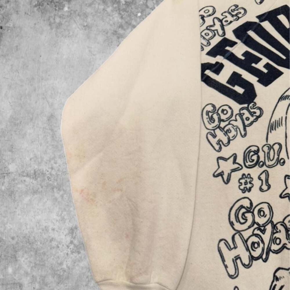 Vintage Georgetown Hoyas All-Over Print Crewneck Sweatshirt - Picture 3 of 7